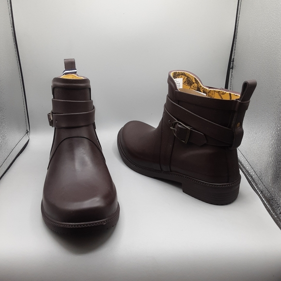 Joules Fairhurst Rainboots Women's 7M Brown. - Picture 2 of 12